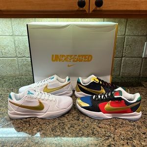 Nike Kobe 5 Protro Undefeated Set Bundle Size 12